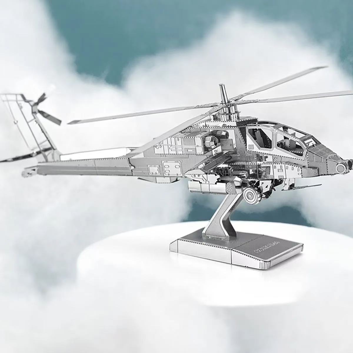 3D Metal Puzzle Creative Airplane Model