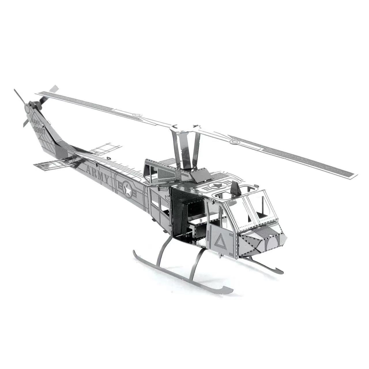 3D Metal Puzzle Creative Airplane Model