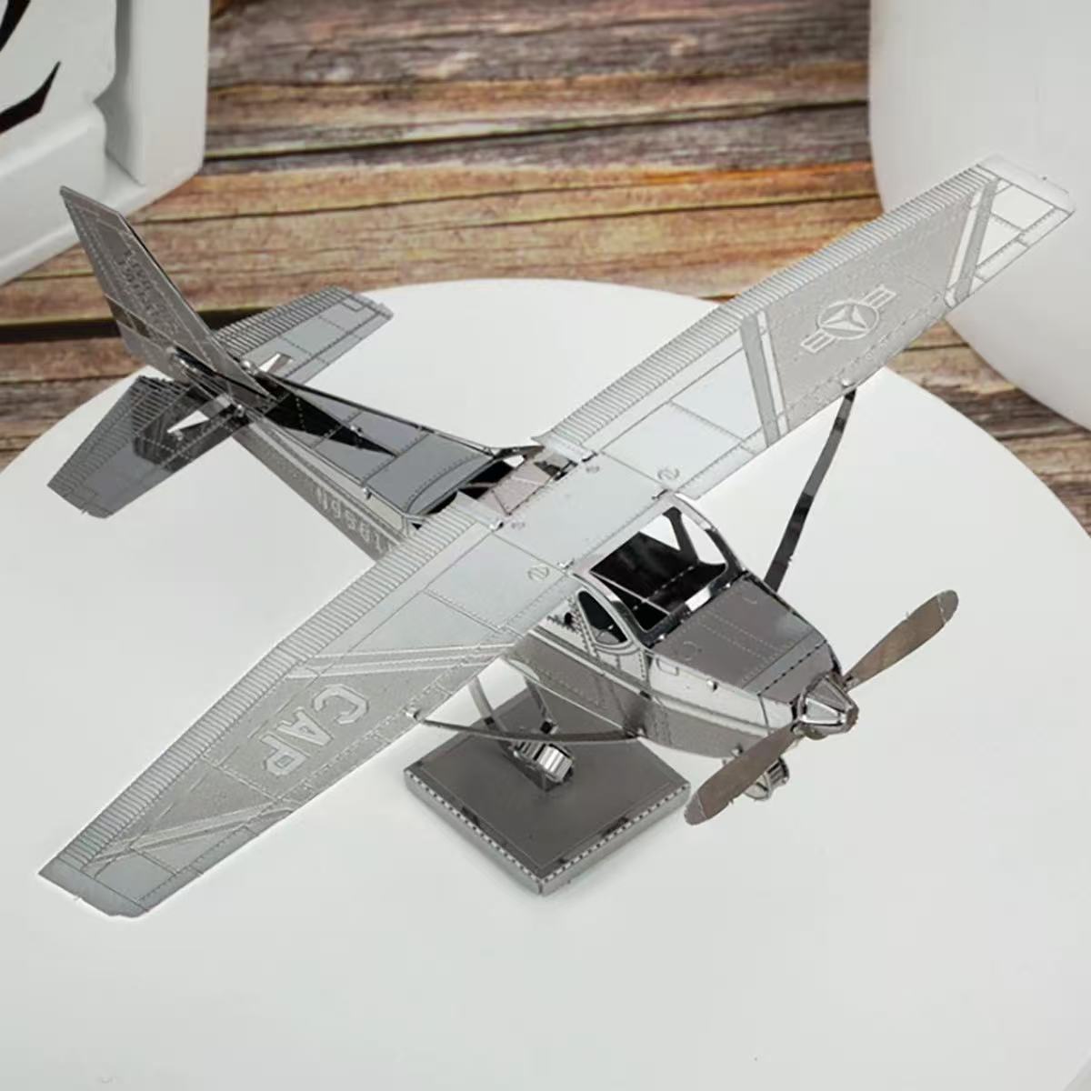 3D Metal Puzzle Creative Airplane Model