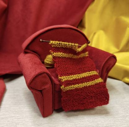 Handmade Mini Collector's Edition Magic Sofa (Fridge Magnet Keychain Ornament)