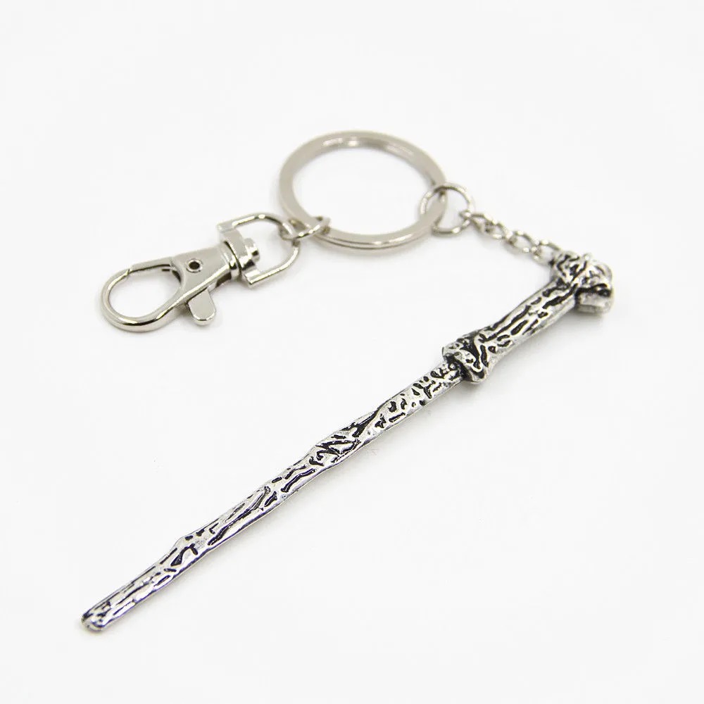 Three-dimensional wand keychain