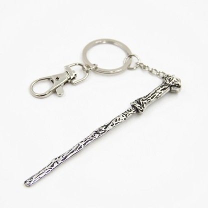Three-dimensional wand keychain