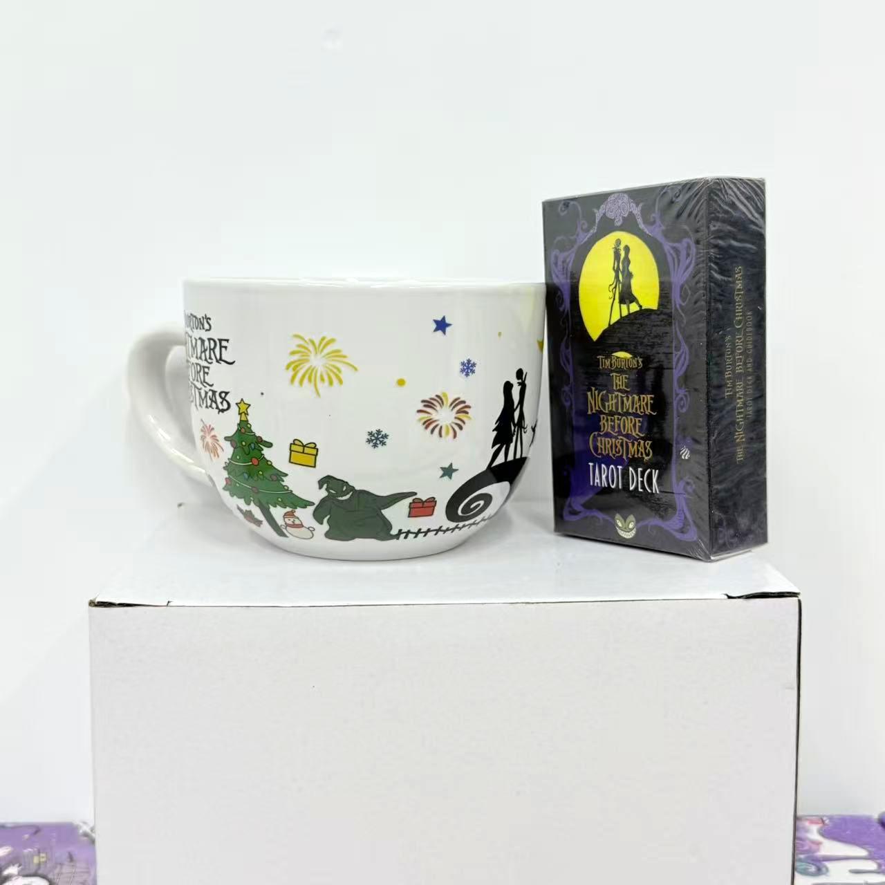 Jack and Sally & Hand Drawn Thermal Color-Changing  Mug