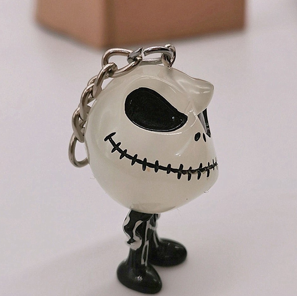 Skull Jack Skyrington Night Glow Keychain