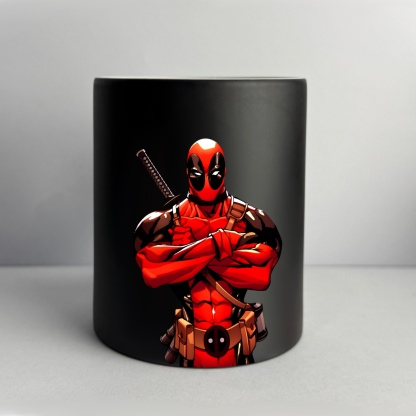 Deadpool Magic Thermal Color Changing Mug (Buy $55 Get $5 Off /Buy 3 get 1 free mug)
