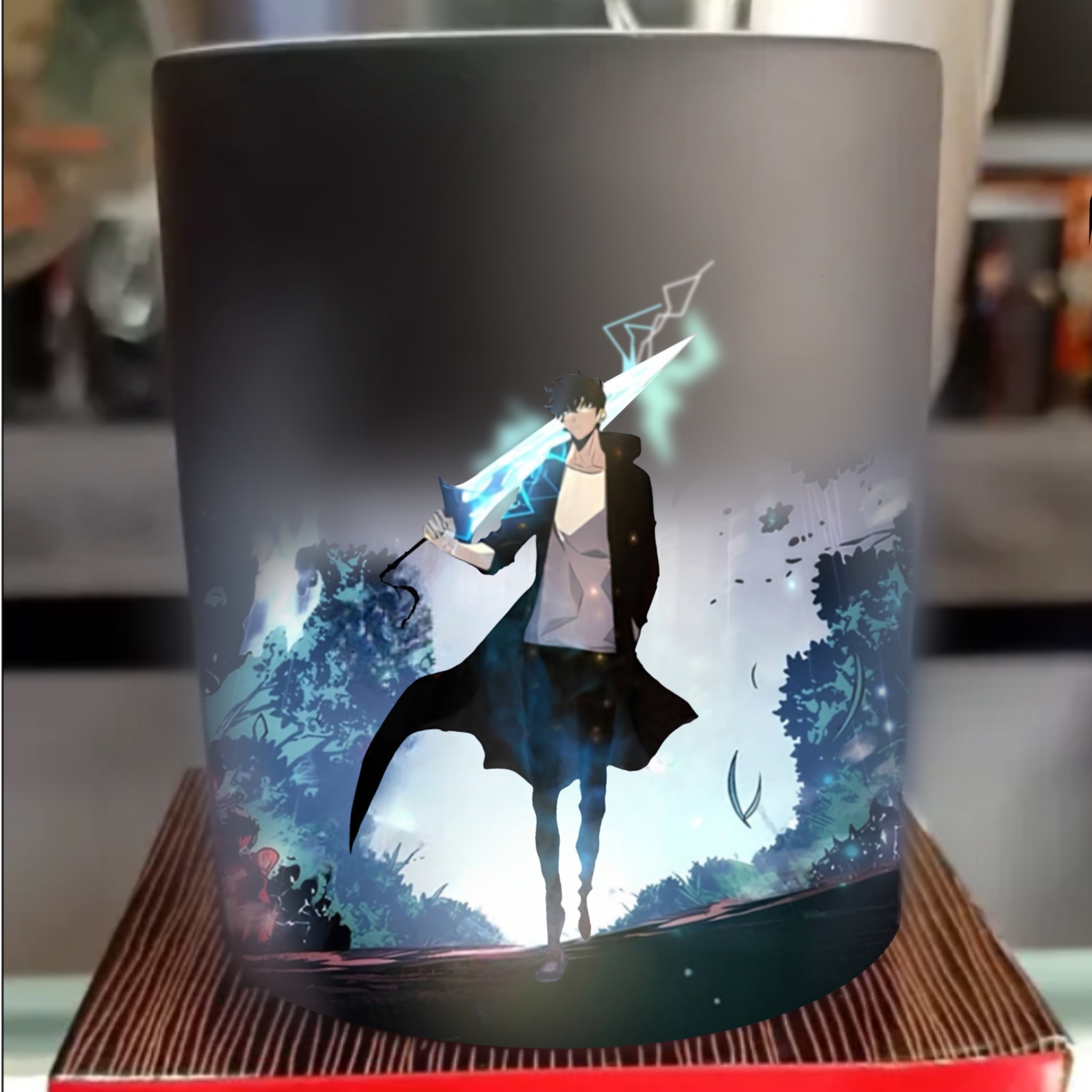 Solo Leveling Jin-Woo Heat-sensitive color-changing mug （Buy 3 get 1 free mug❗）