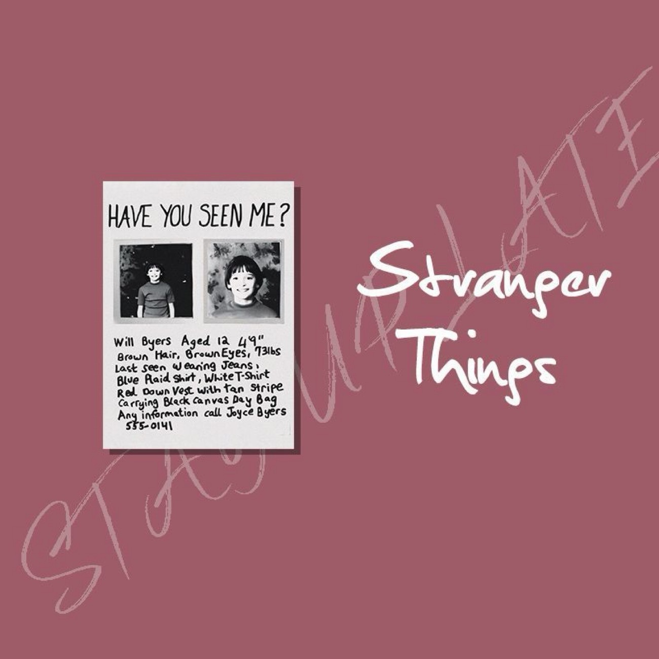 Stranger Things  Refrigerator sticker