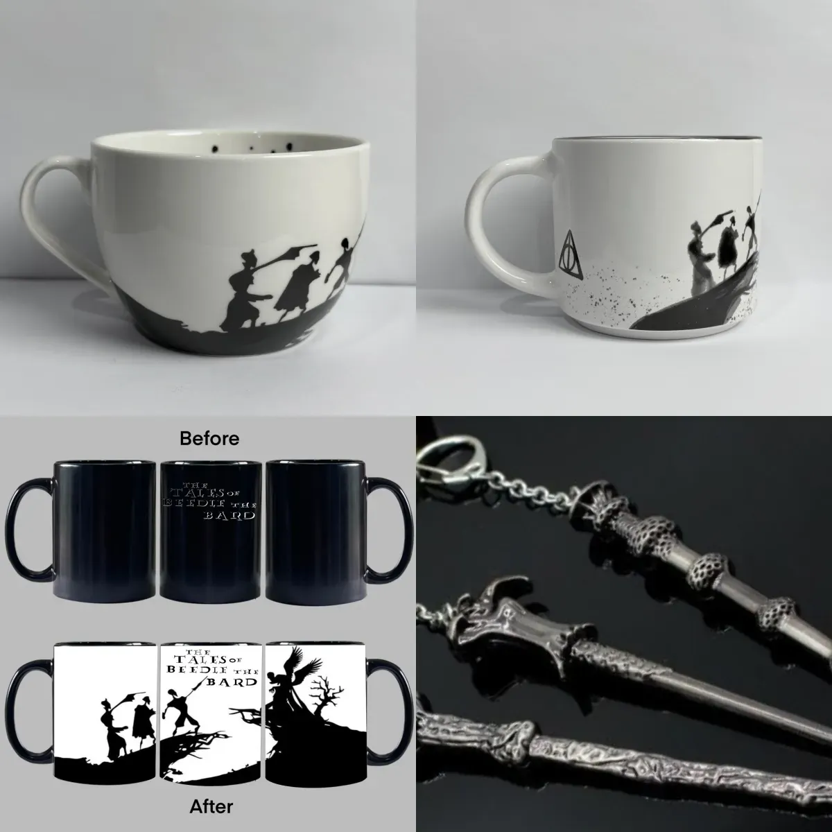  Hand-drawn Peverell Brothers Mug