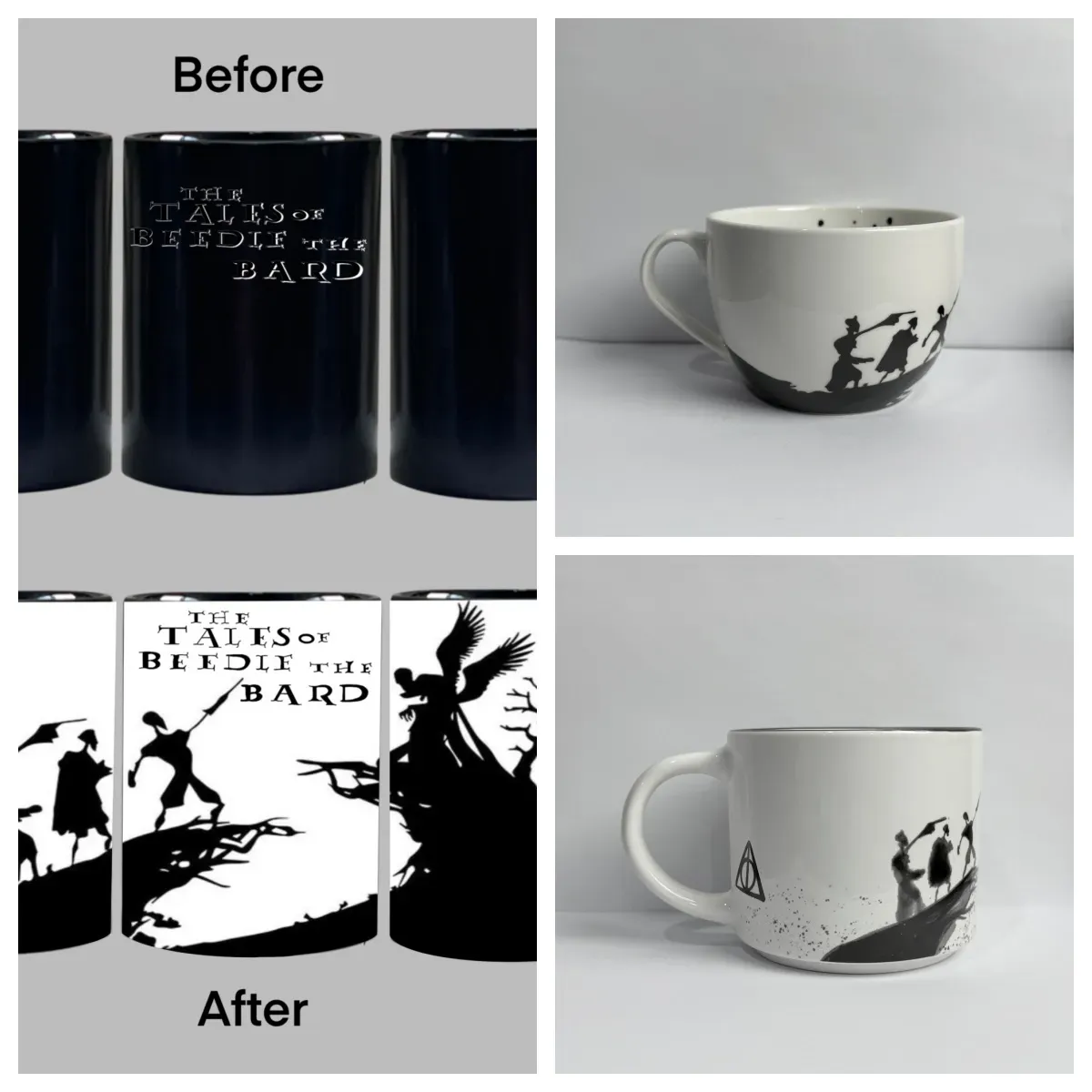  Hand-drawn Peverell Brothers Mug