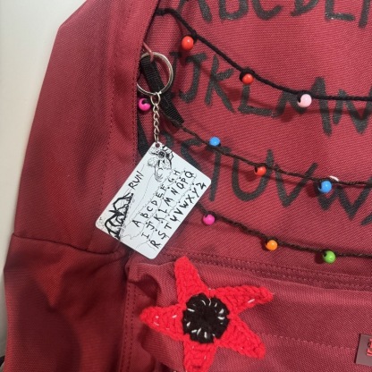 Stranger Things luminous flashing light keychain