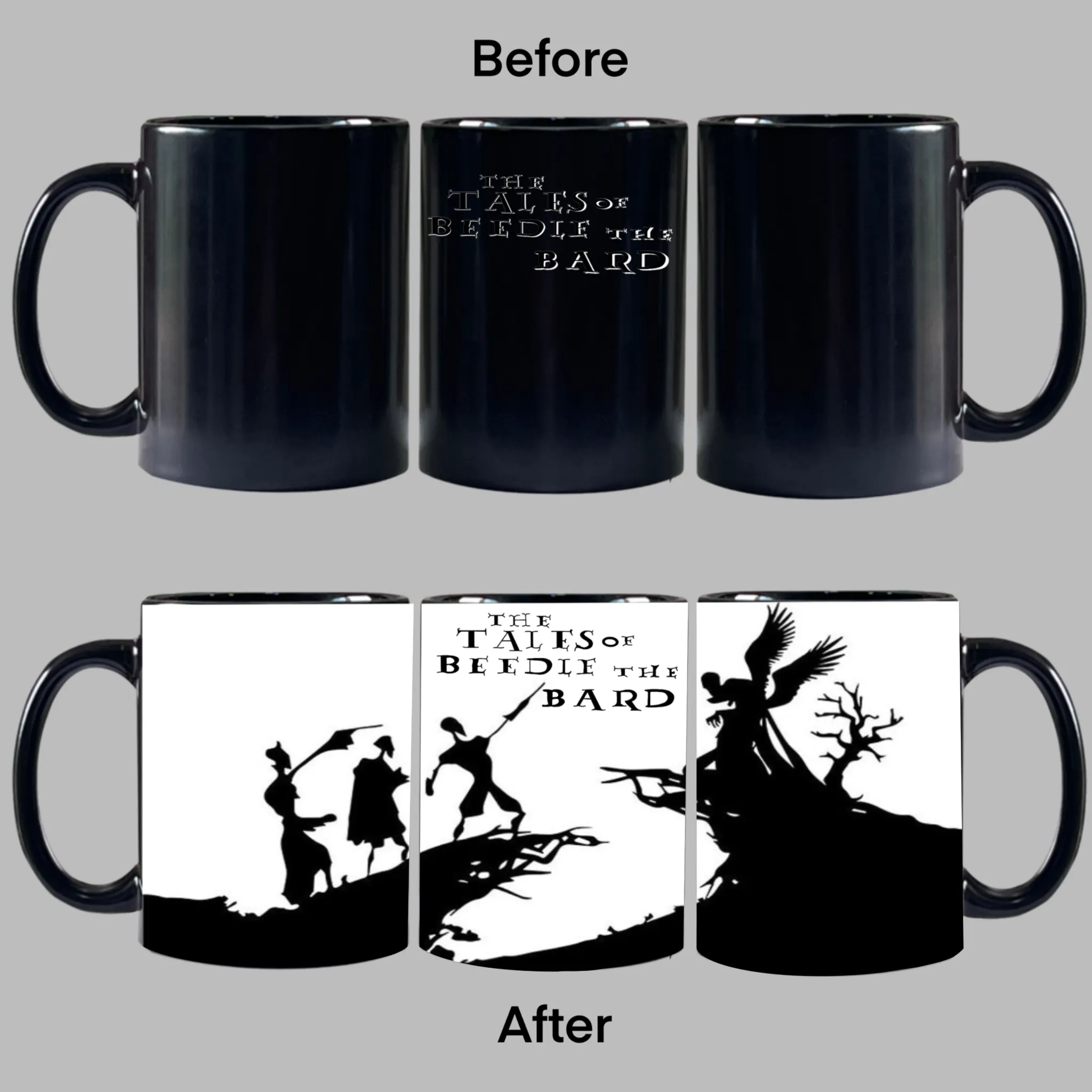  Hand-drawn Peverell Brothers Mug