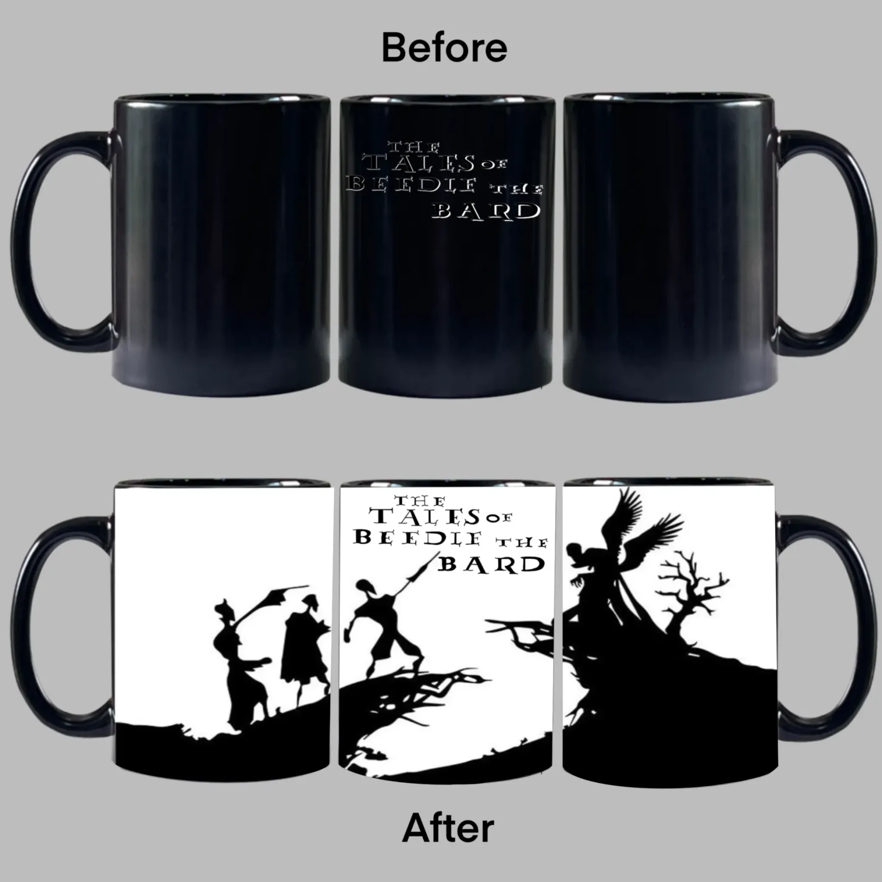  Hand-drawn Peverell Brothers Mug