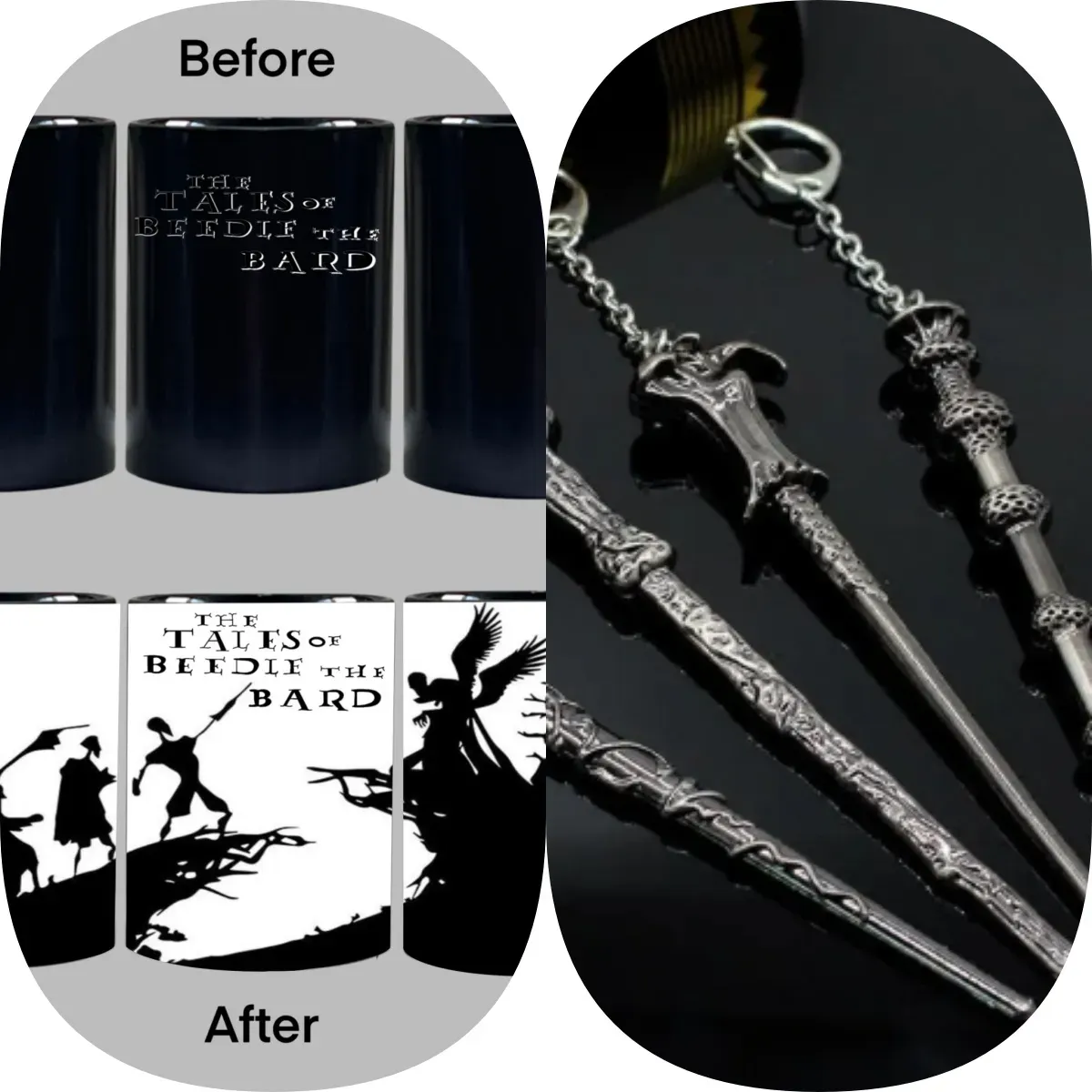  Hand-drawn Peverell Brothers Mug