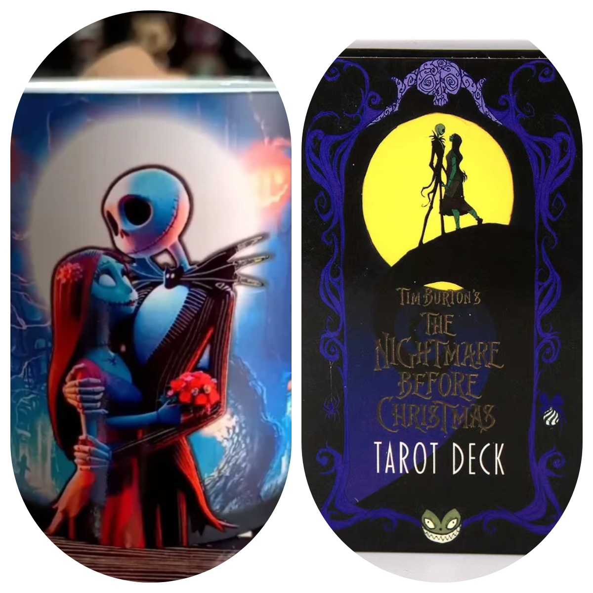 Jack Skellington and Sally Heat Sensitive Color Changing Mug