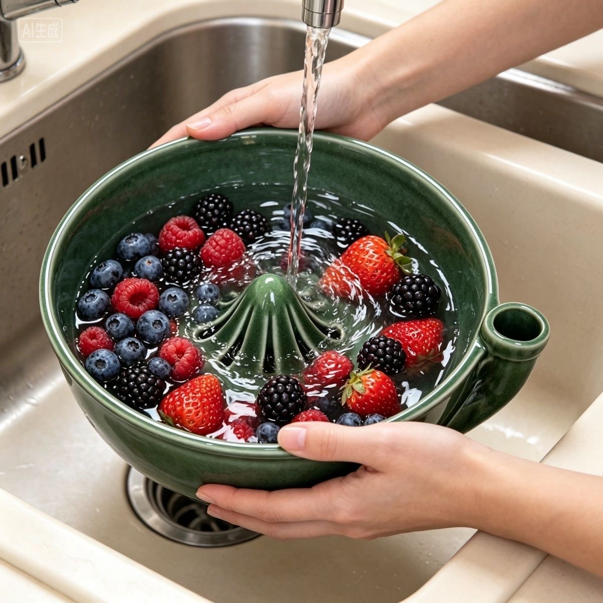 Handcrafted Berry Bowl
