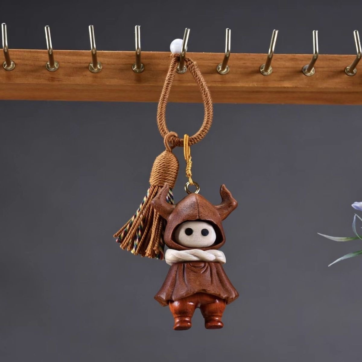 Cool Hollow Knight Nameless Wooden Desktop Ornament, Creative Carved Gift