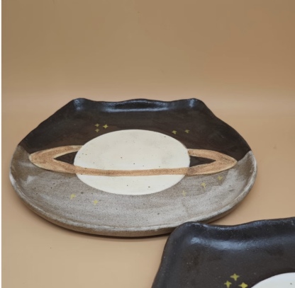 Handmade Planet Cat-Ear Plate