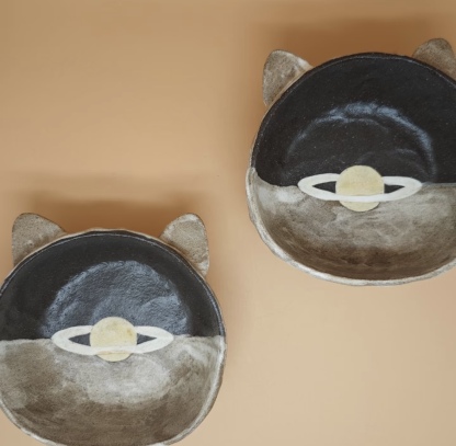 Handmade Planet Cat-Ear Plate