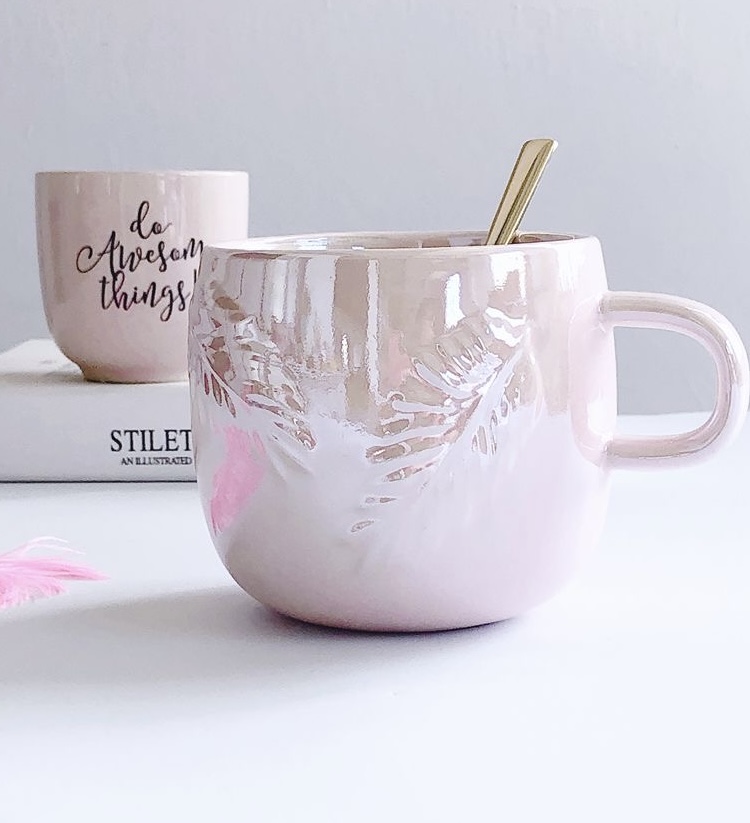 Flamingo 3D Carved Coffee Mug