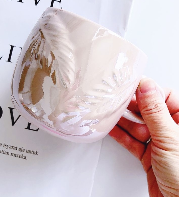 Flamingo 3D Carved Coffee Mug