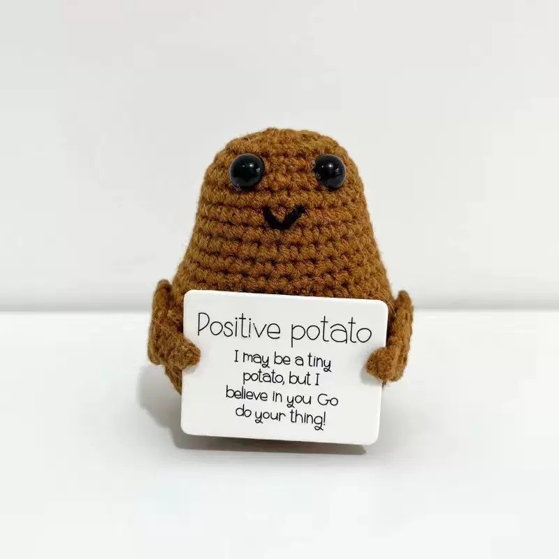 Funny expression potato doll yarn knitted pendant （Buy 3 get 1 free doll❗）