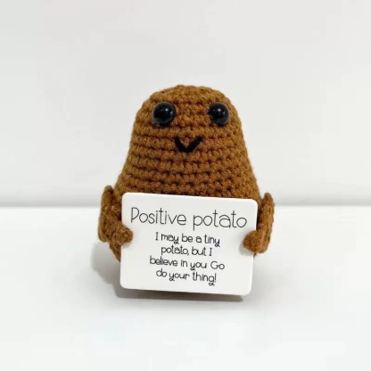 Funny expression potato doll yarn knitted pendant （Buy 3 get 1 free doll❗）