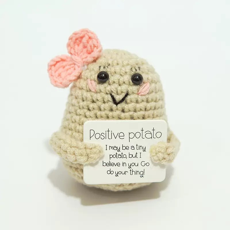 Funny expression potato doll yarn knitted pendant （Buy 3 get 1 free doll❗）