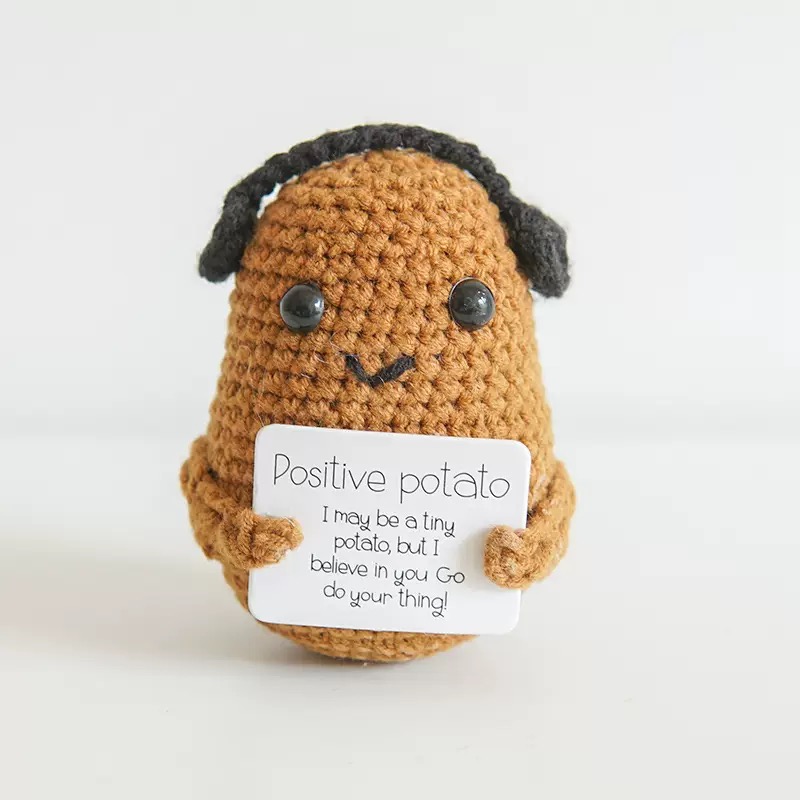 Funny expression potato doll yarn knitted pendant （Buy 3 get 1 free doll❗）