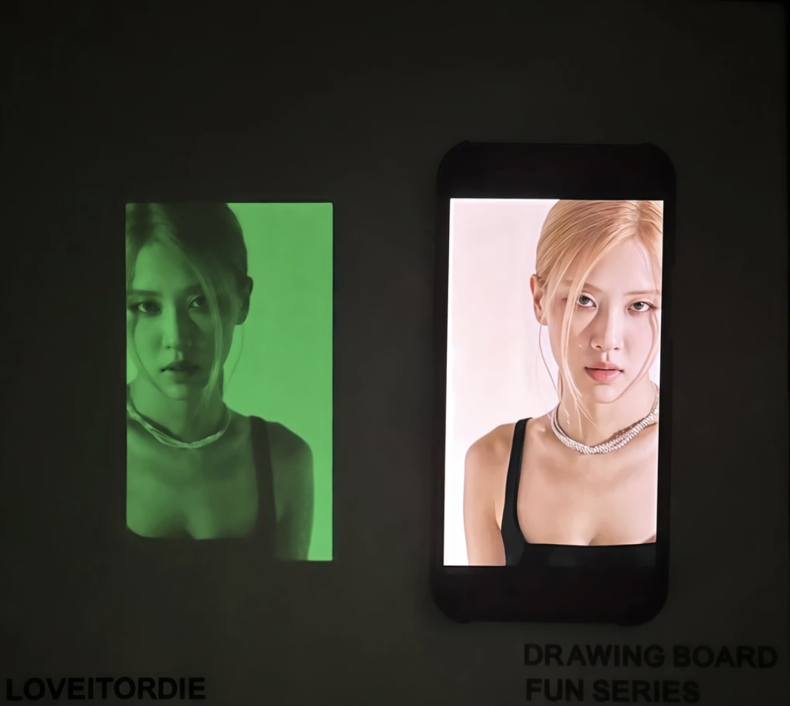 Luminous drawing board T-shirt