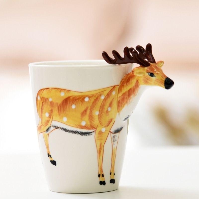 Creative 3D Animal Ceramic Mugs