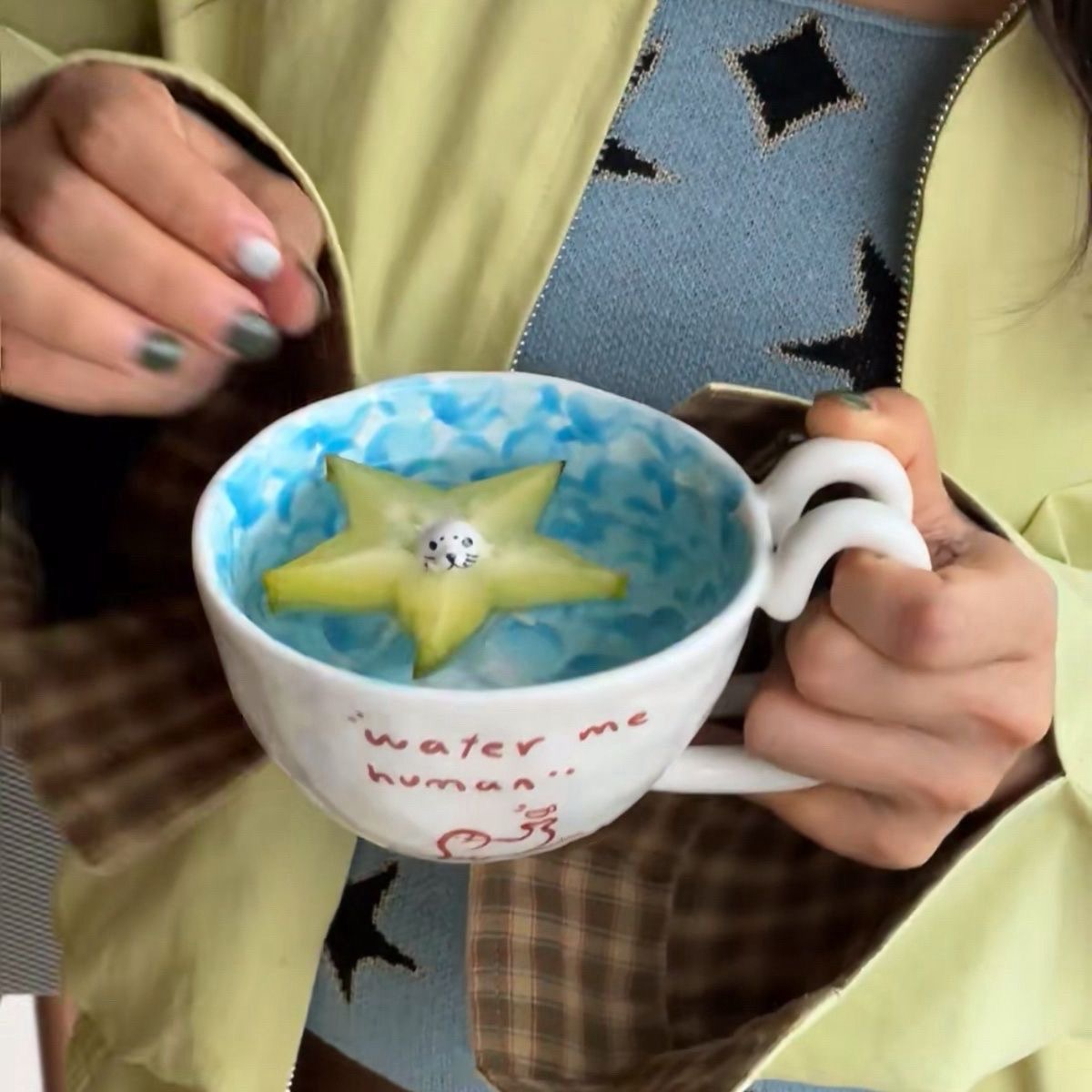 Swimming Seal Ceramic Mug