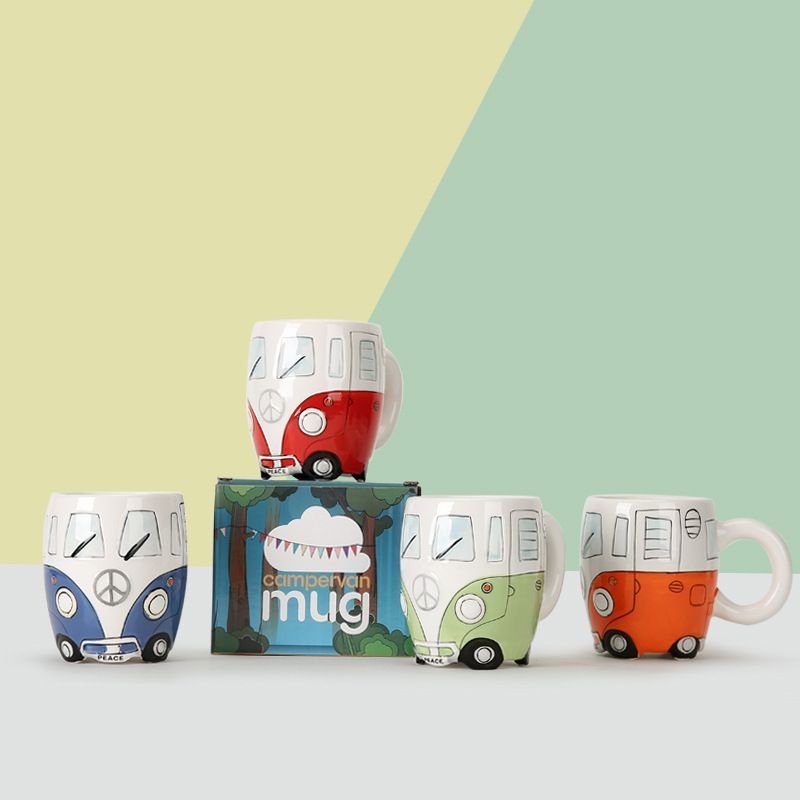 Car and Bus Ceramic Mugs