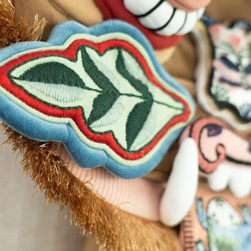（Musk's Son's Twin Bag）Hand-Embroidered Tiger Head Bag