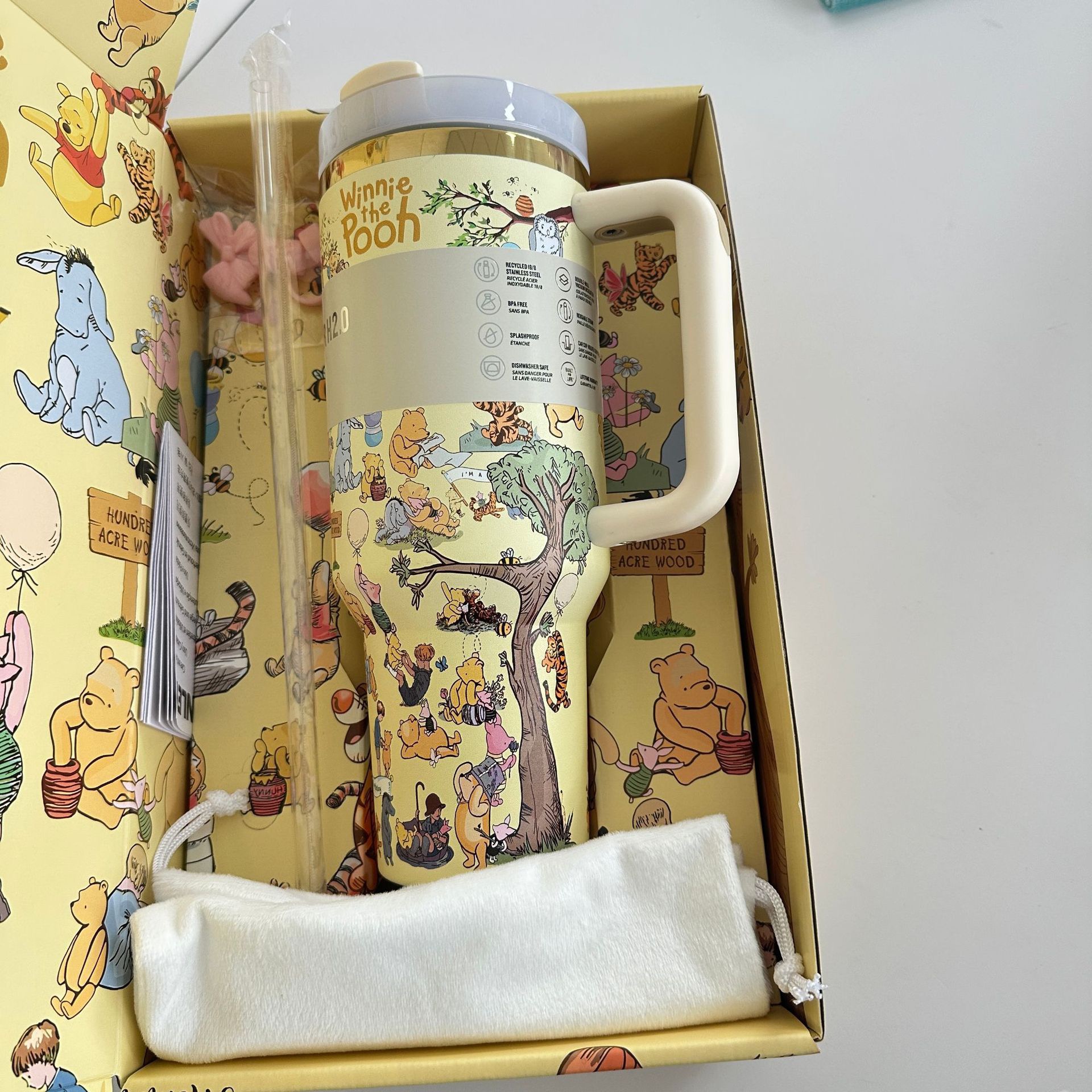 Honey Winnie The Pooh 40OZ Tumbler