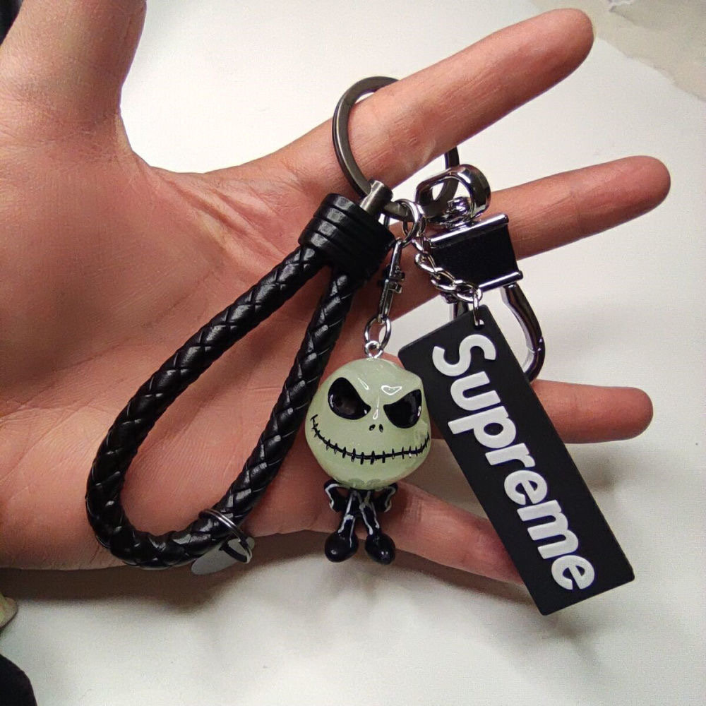 Skull Jack Skyrington Night Glow Keychain