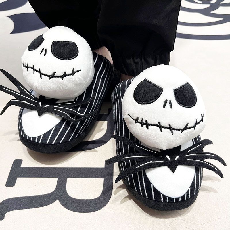 Jake Kairington skull cotton slippers