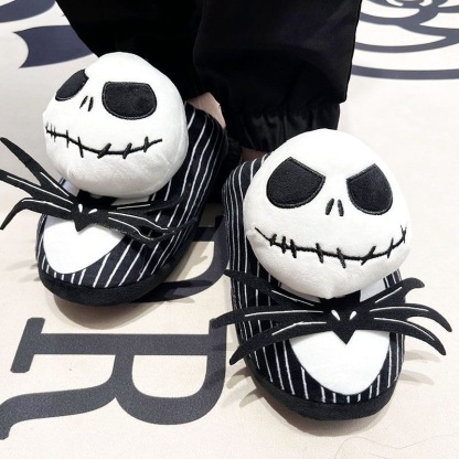 Jake Kairington skull cotton slippers