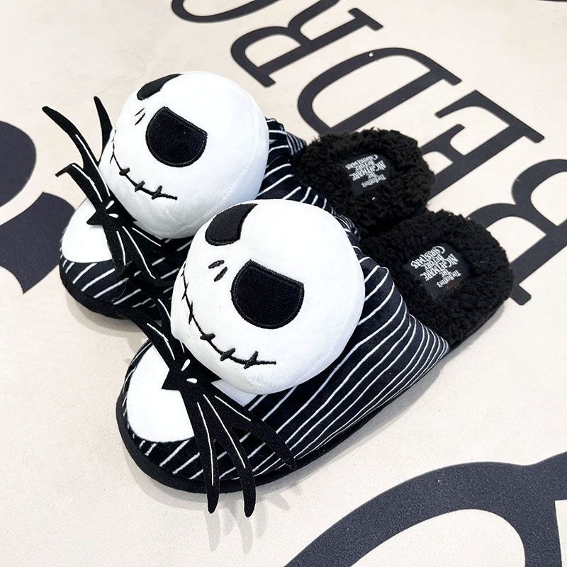 Jake Kairington skull cotton slippers