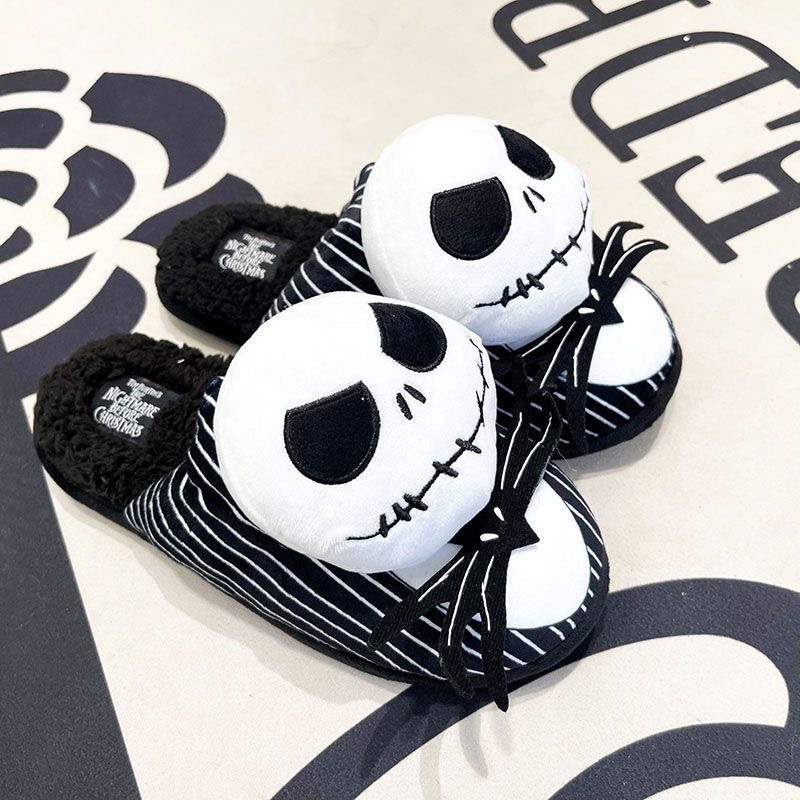 Jake Kairington skull cotton slippers