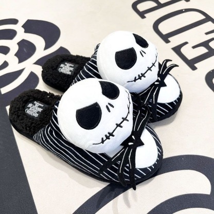 Jake Kairington skull cotton slippers