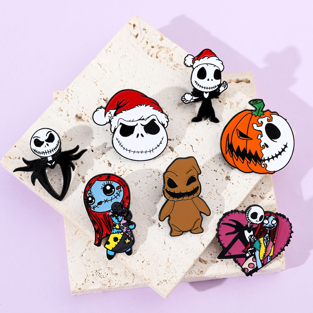 Skull Jack Skyrington  Brooch