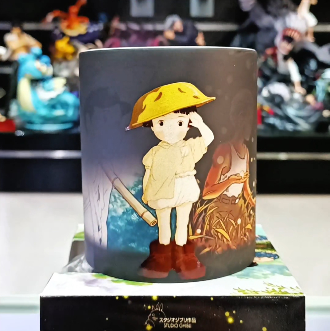 Grave of the Fireflies Setsuko Heat-sensitive color-changing mug （Buy 3 get 1 free mug❗）