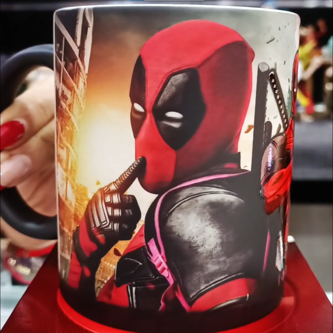 Deadpool Magic Thermal Color-Changing Mug