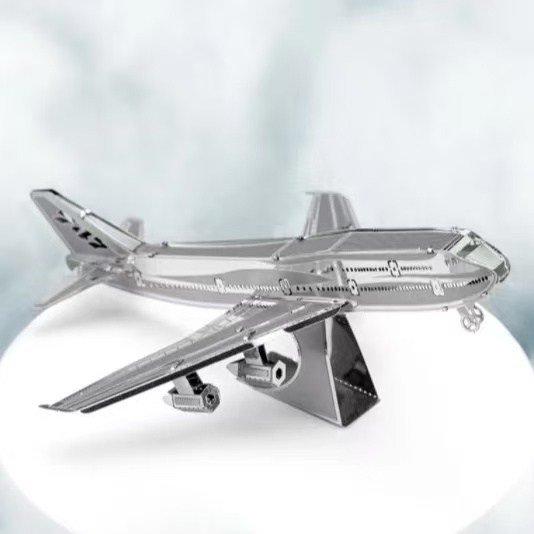 3D Metal Puzzle Creative Airplane Model