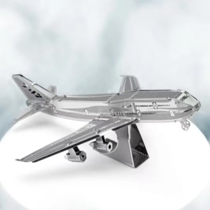 3D Metal Puzzle Creative Airplane Model