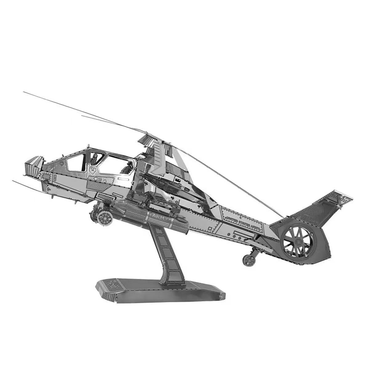 3D Metal Puzzle Creative Airplane Model