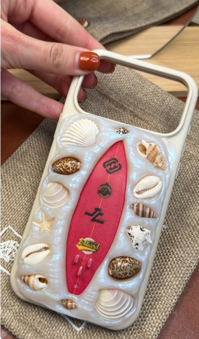 Hand-Crafted Shell Phonecase（Buy 2 get 1 free Chain)