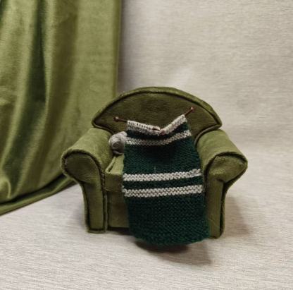 Handmade Mini Collector's Edition Magic Sofa (Fridge Magnet Keychain Ornament)