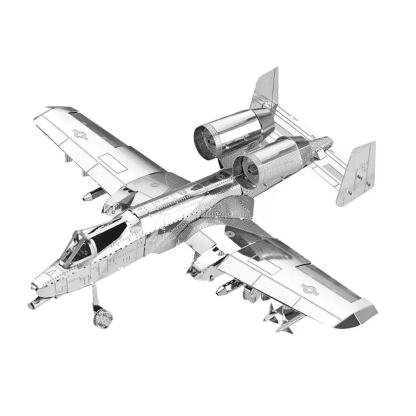 3D Metal Puzzle Creative Airplane Model