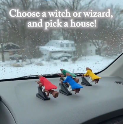 Quidditch Drift Car Flying Broom Car Ornament